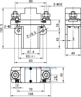 Контактор постоянного тока Sayoon QZJB400A
