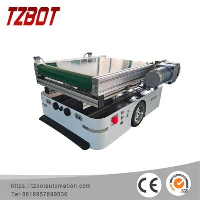 Индивидуально настраиваемый AGV с конвейерной лентой TZBOT