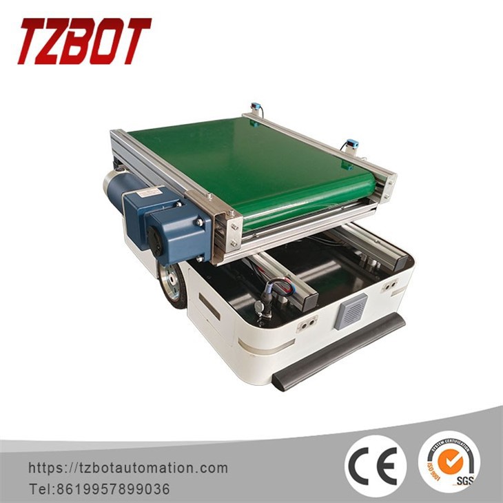 Индивидуально настраиваемый AGV с конвейерной лентой TZBOT