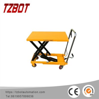 Гидравлический подъёмный стол-тележка TZBOT