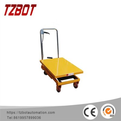 Передвижная гидравлическая ножничная платформа TZBOT (150 кг, 126 см)