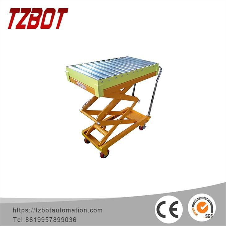 Стационарный ножничный подъёмный стол TZBOT (500 кг, 2 м)
